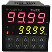 Los mejores  - Inkbird IDT-E2RH Temporizador Digital Interruptor de Retardo- Doble Relés Controlador de Tiempo con Pantalla LCD- 110…